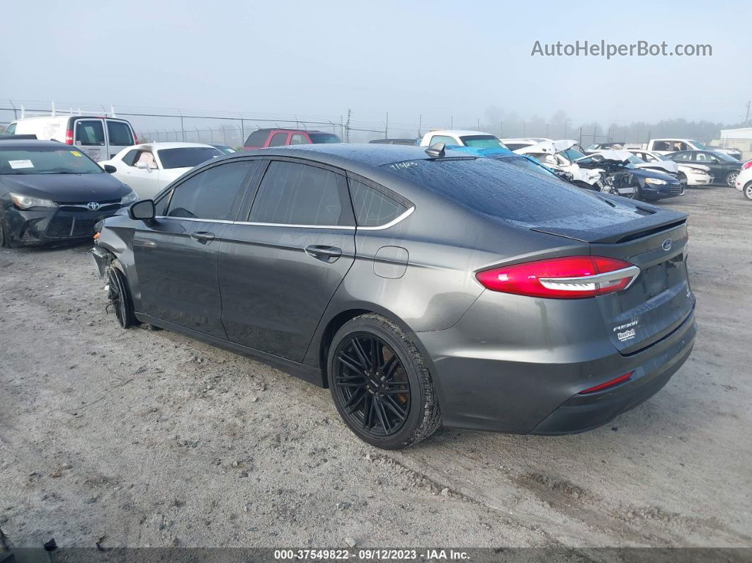 2019 Ford Fusion Se Серый vin: 3FA6P0HD5KR249383