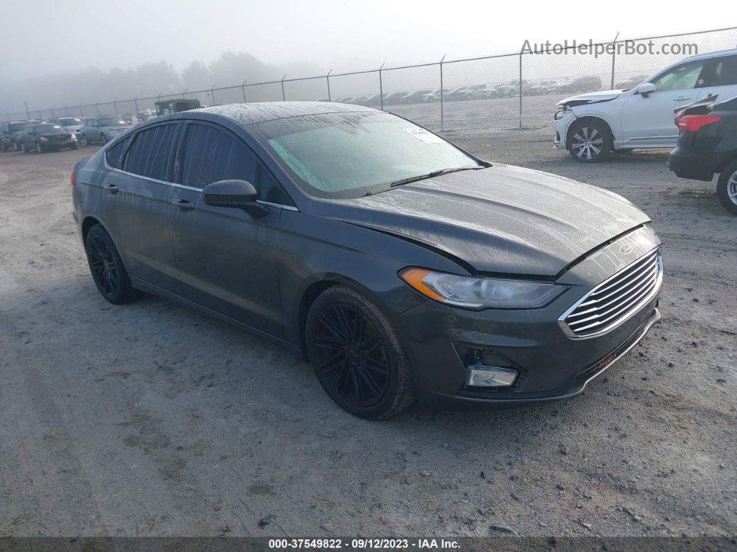 2019 Ford Fusion Se Серый vin: 3FA6P0HD5KR249383