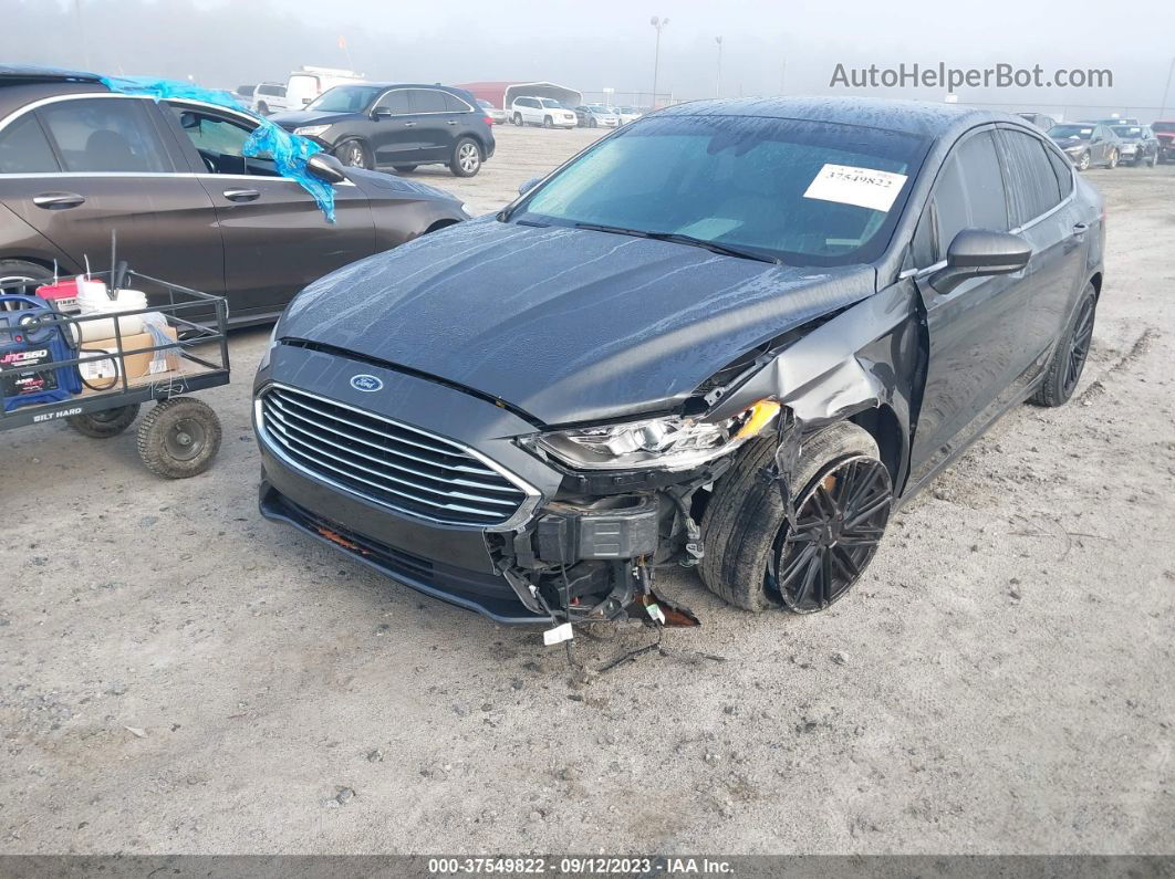 2019 Ford Fusion Se Серый vin: 3FA6P0HD5KR249383