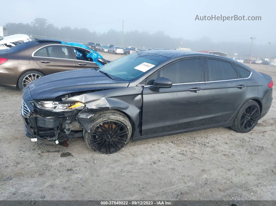 2019 Ford Fusion Se Серый vin: 3FA6P0HD5KR249383