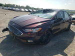 2019 Ford Fusion Se Темно-бордовый vin: 3FA6P0HD5KR275241