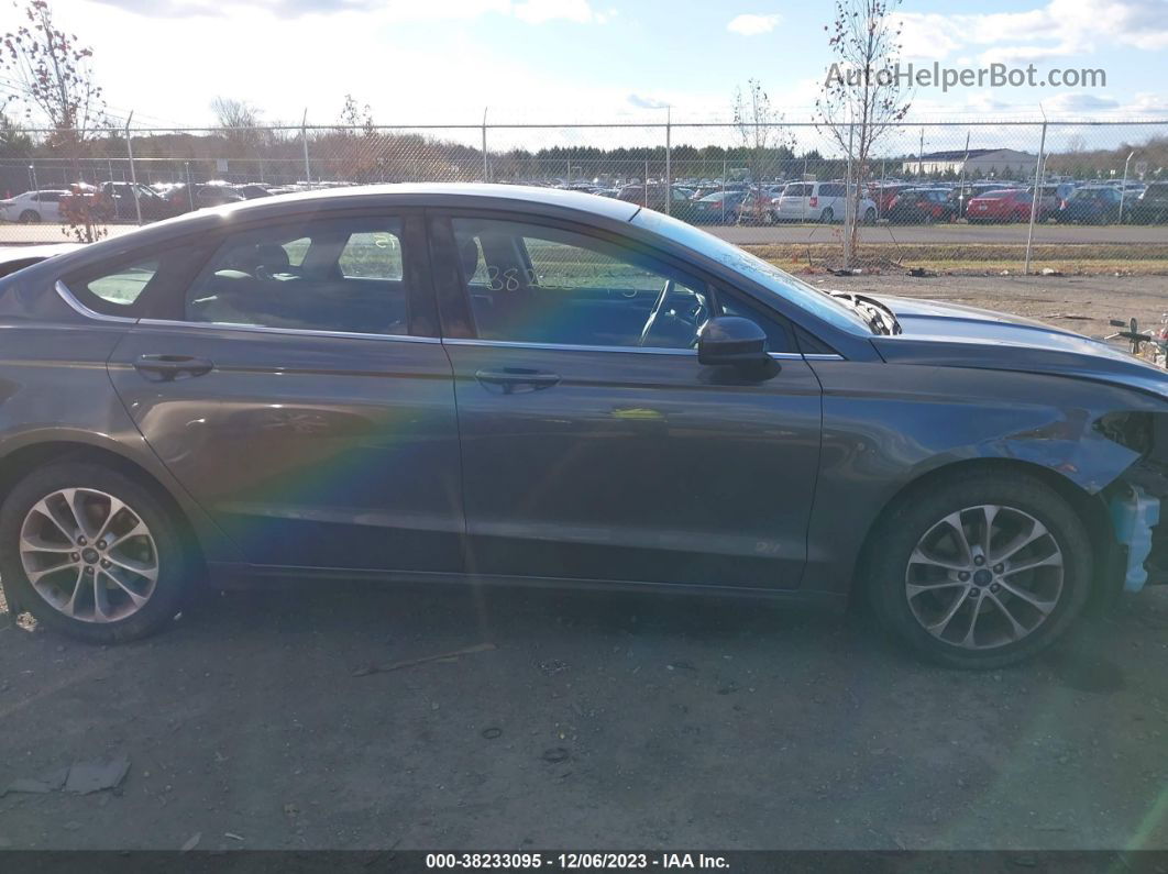 2020 Ford Fusion Se Gray vin: 3FA6P0HD5LR104782