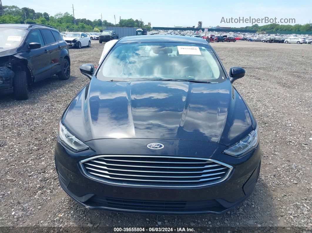 2020 Ford Fusion Se Black vin: 3FA6P0HD5LR107861