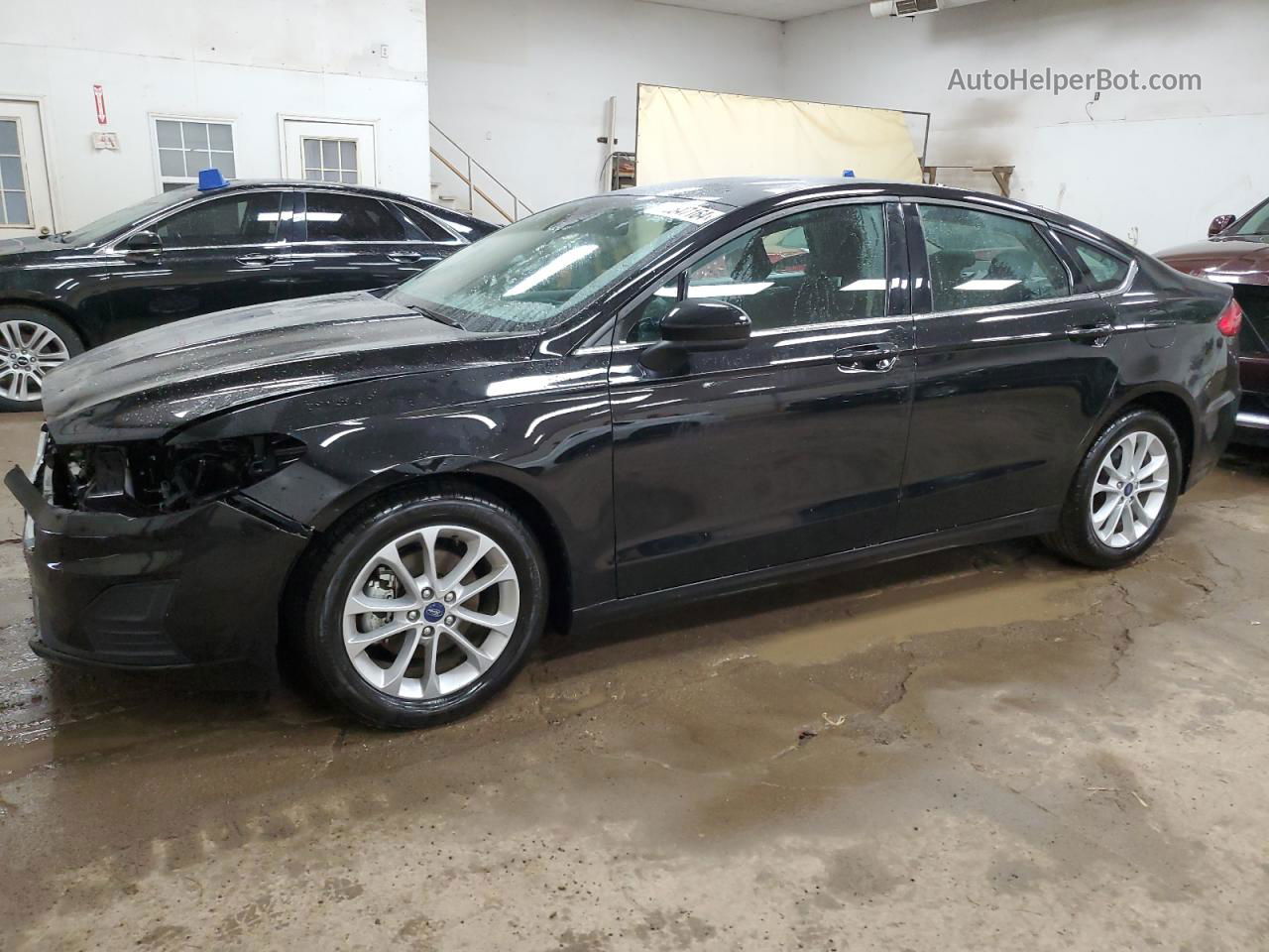 2020 Ford Fusion Se Black vin: 3FA6P0HD5LR110713