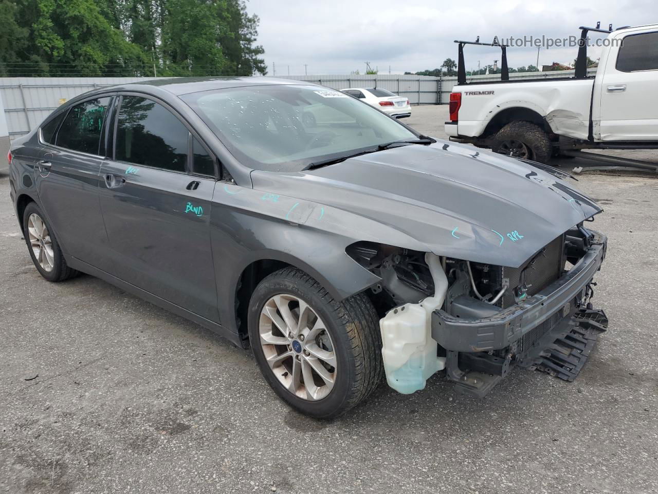 2020 Ford Fusion Se Угольный vin: 3FA6P0HD5LR143260