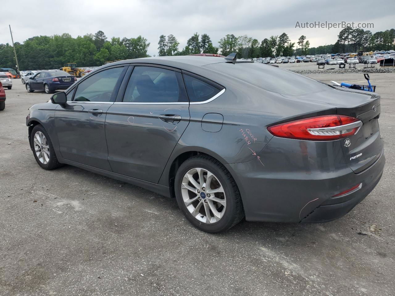 2020 Ford Fusion Se Угольный vin: 3FA6P0HD5LR143260