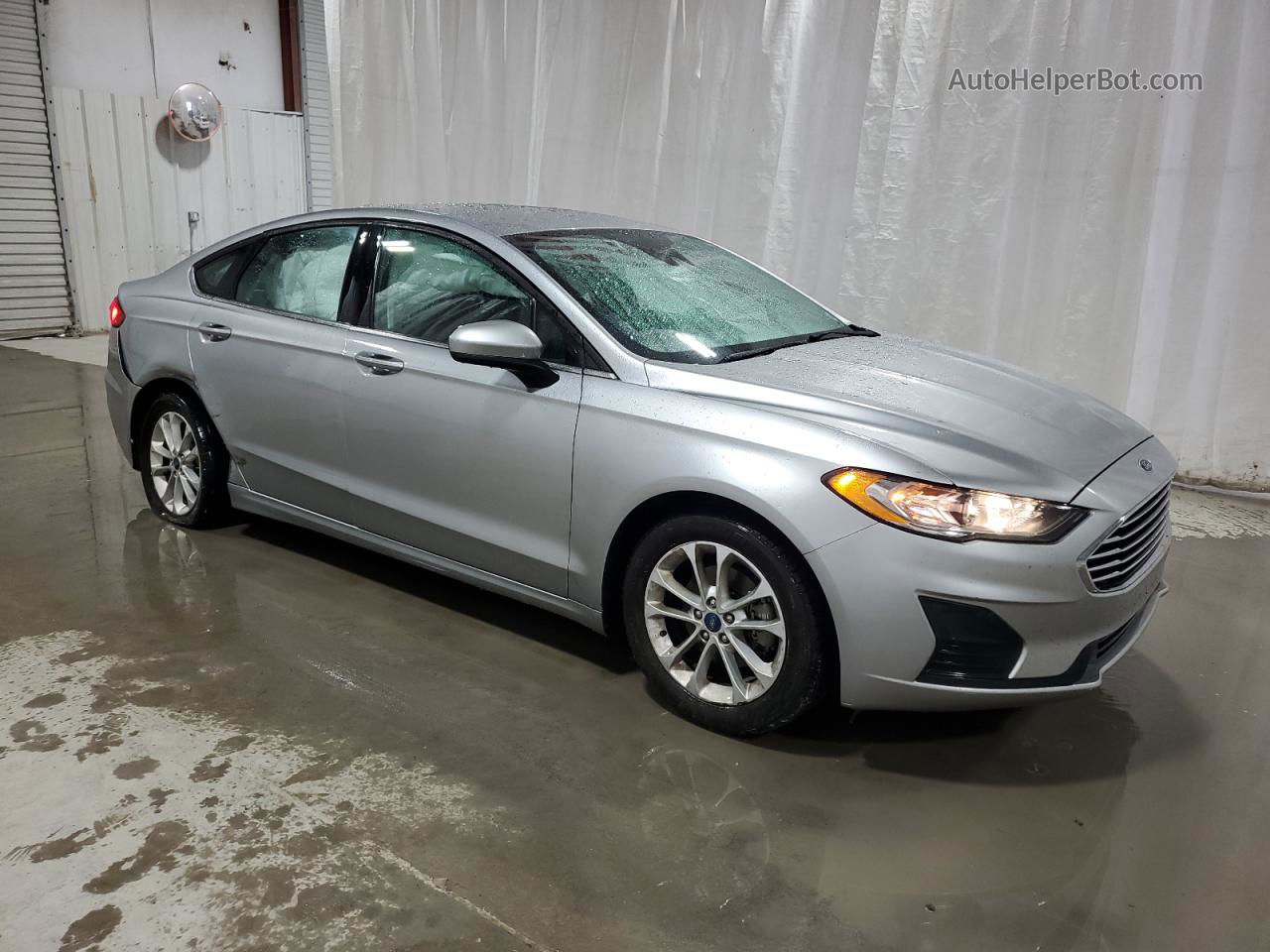 2020 Ford Fusion Se Silver vin: 3FA6P0HD5LR156378