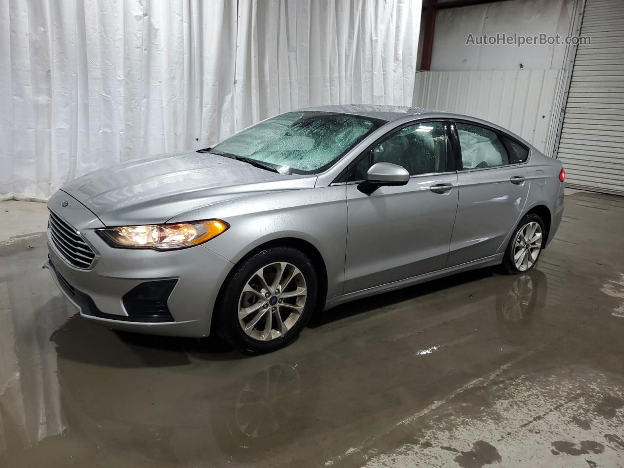 2020 Ford Fusion Se Silver vin: 3FA6P0HD5LR156378