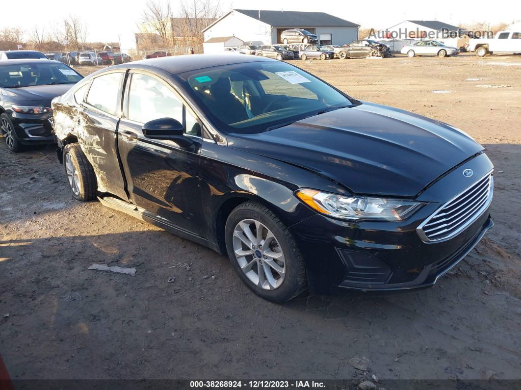 2020 Ford Fusion Se Black vin: 3FA6P0HD5LR165047