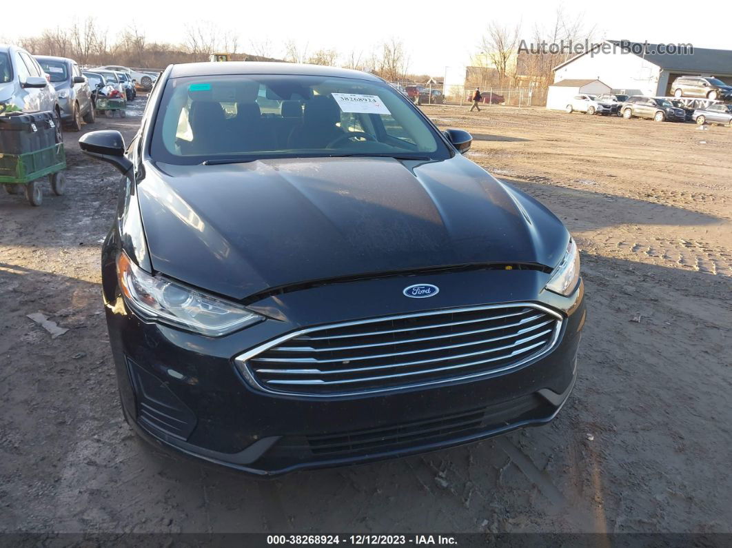 2020 Ford Fusion Se Black vin: 3FA6P0HD5LR165047