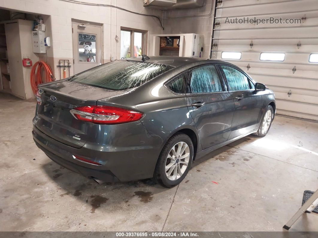 2020 Ford Fusion Se Gray vin: 3FA6P0HD5LR185573