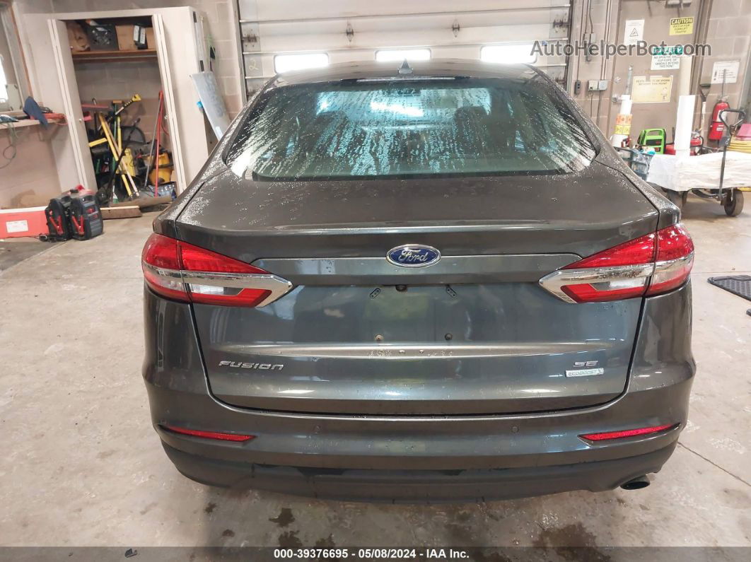 2020 Ford Fusion Se Gray vin: 3FA6P0HD5LR185573