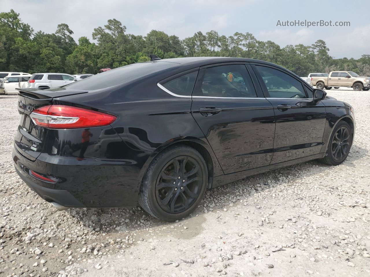 2020 Ford Fusion Se Black vin: 3FA6P0HD5LR255427