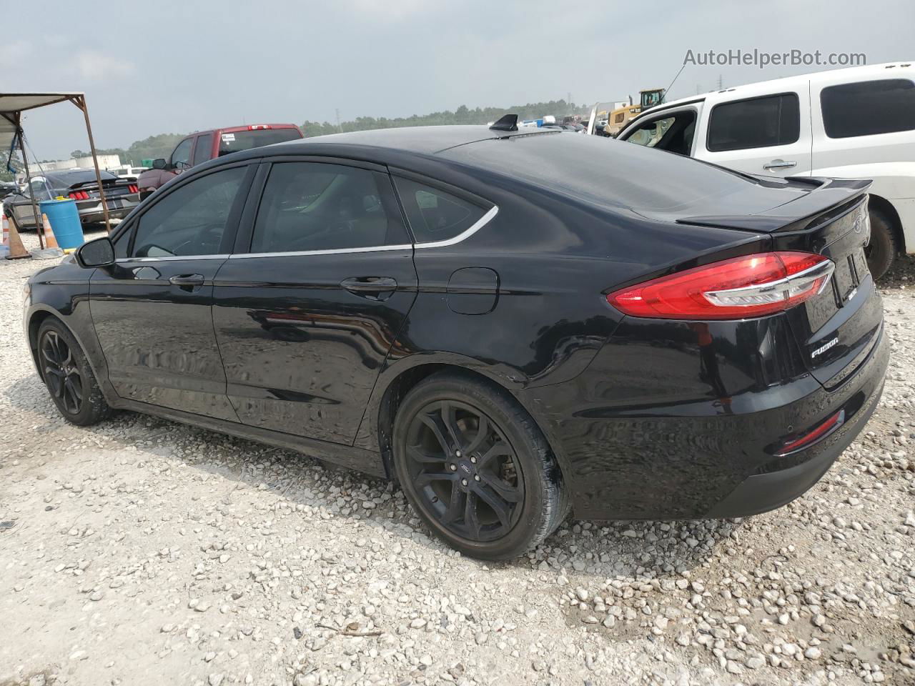 2020 Ford Fusion Se Black vin: 3FA6P0HD5LR255427