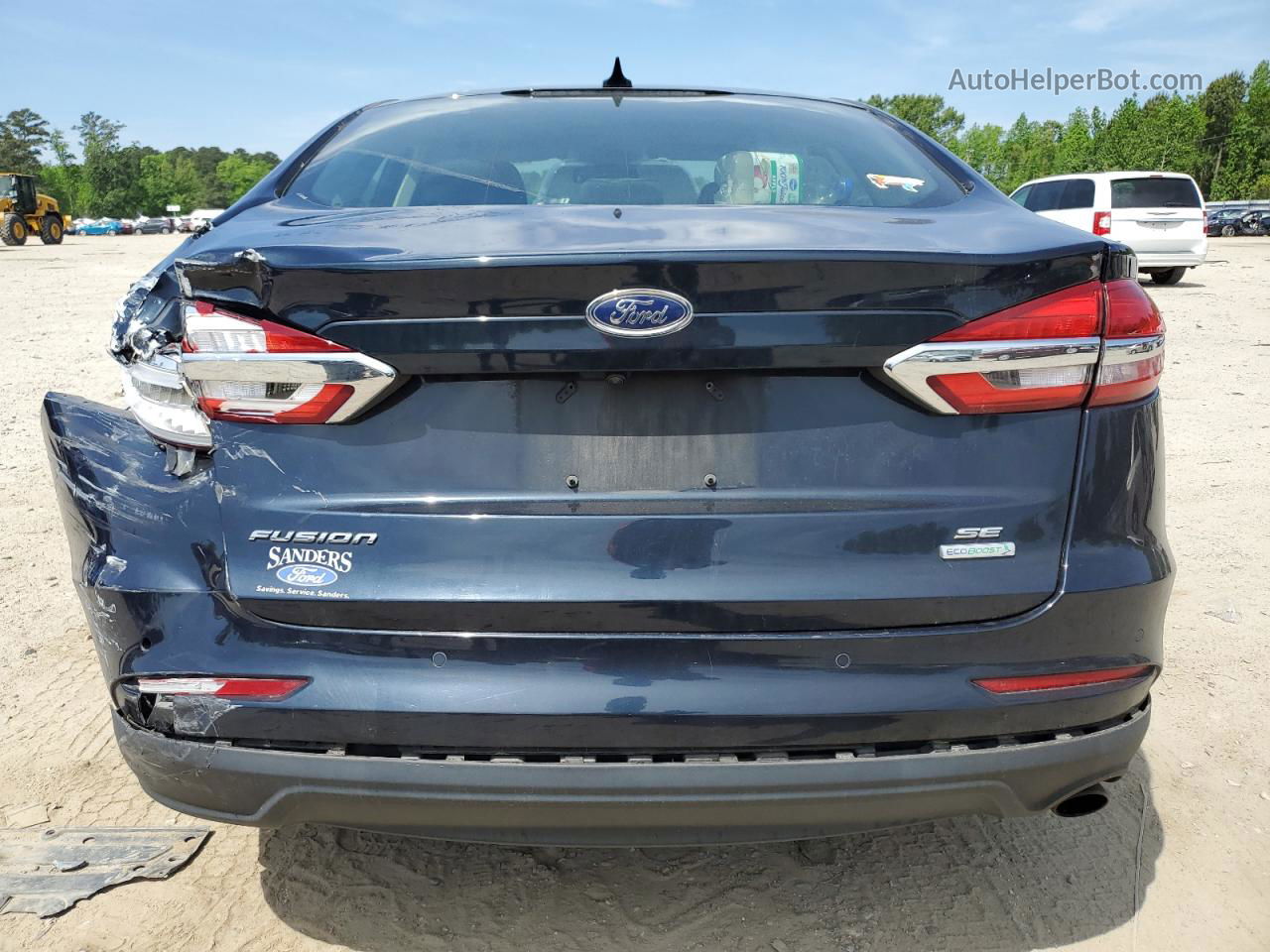 2020 Ford Fusion Se Blue vin: 3FA6P0HD5LR257646