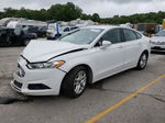 2014 Ford Fusion Se White vin: 3FA6P0HD6ER143867