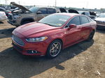 2014 Ford Fusion Se Burgundy vin: 3FA6P0HD6ER218406