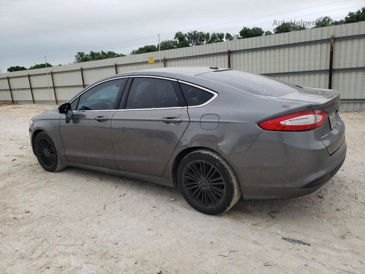 2014 Ford Fusion Se Серый vin: 3FA6P0HD6ER290982