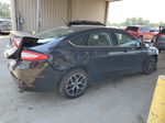 2014 Ford Fusion Se Black vin: 3FA6P0HD6ER325312