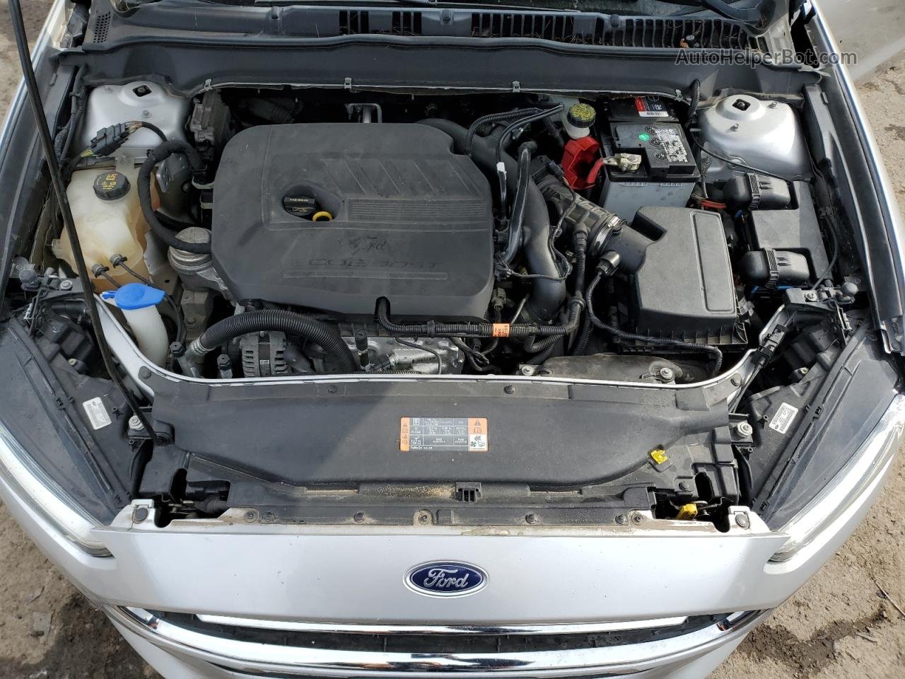 2014 Ford Fusion Se Silver vin: 3FA6P0HD6ER384599