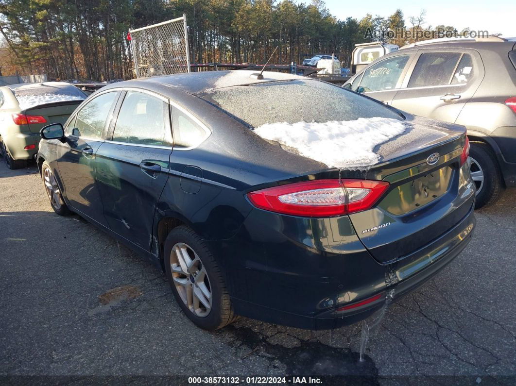 2014 Ford Fusion Se Black vin: 3FA6P0HD6ER385008