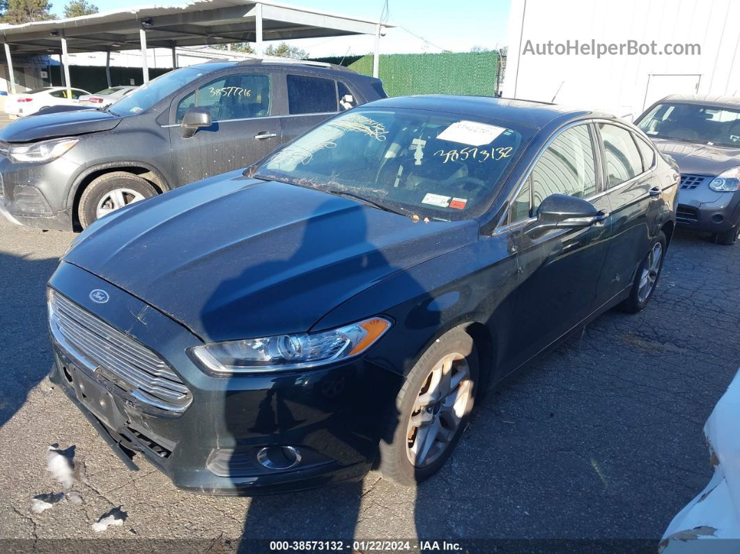 2014 Ford Fusion Se Black vin: 3FA6P0HD6ER385008