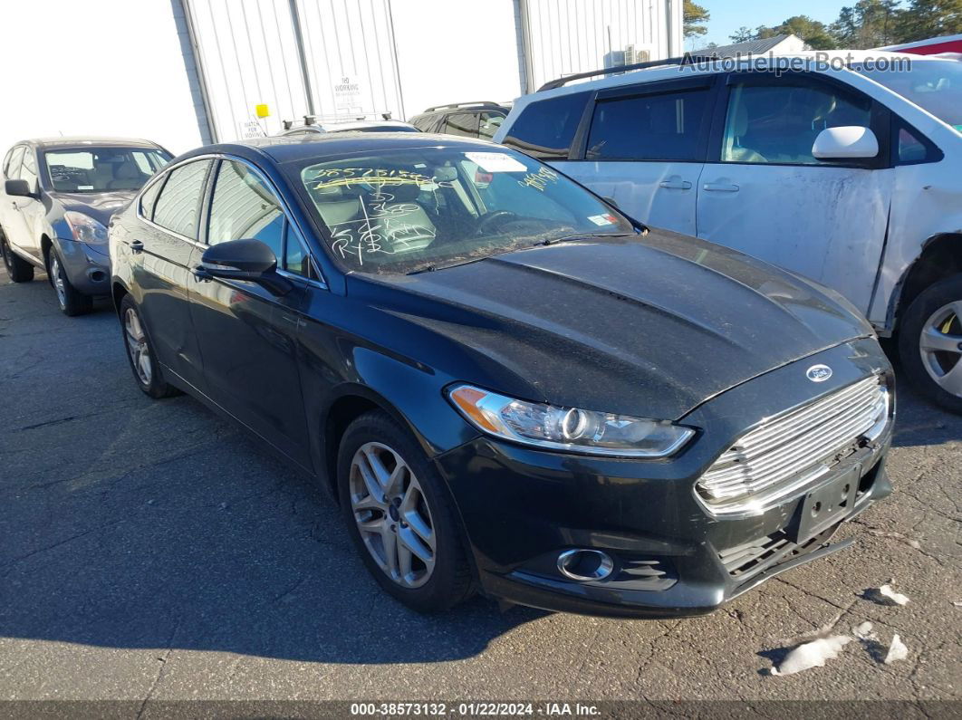 2014 Ford Fusion Se Black vin: 3FA6P0HD6ER385008