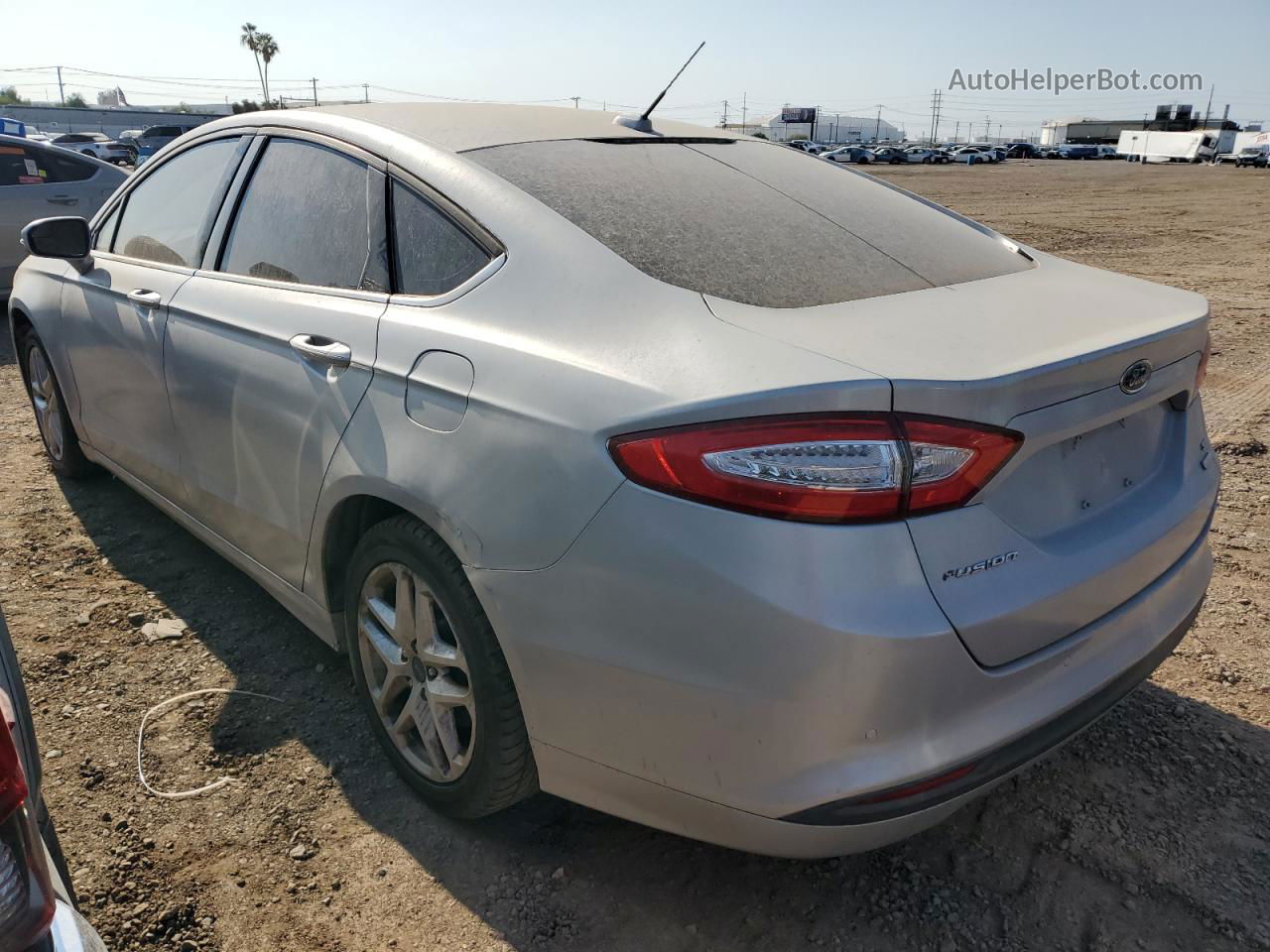 2014 Ford Fusion Se Silver vin: 3FA6P0HD6ER392699