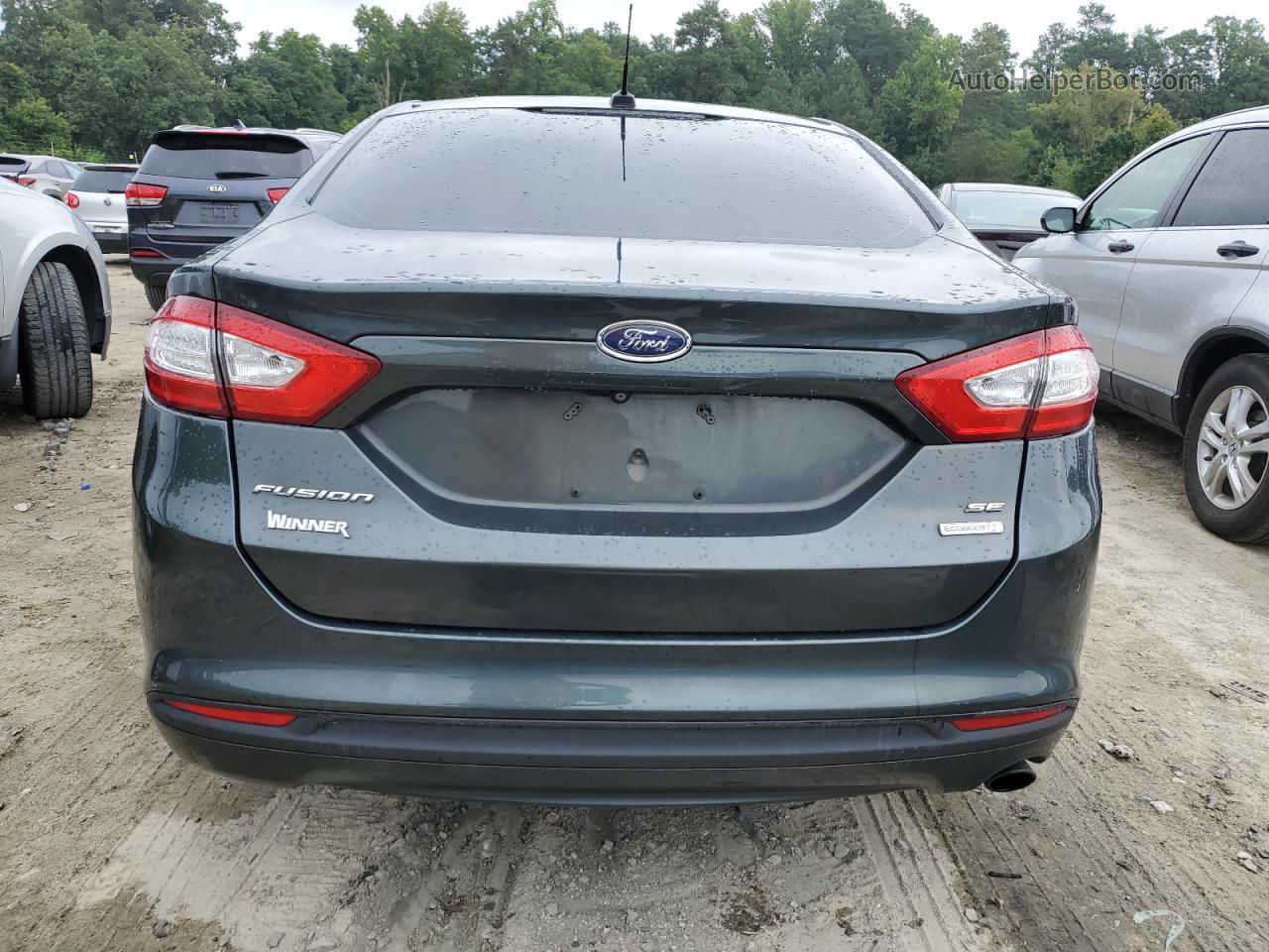 2015 Ford Fusion Se Зеленый vin: 3FA6P0HD6FR141294