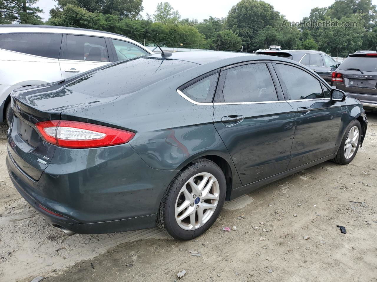 2015 Ford Fusion Se Green vin: 3FA6P0HD6FR141294