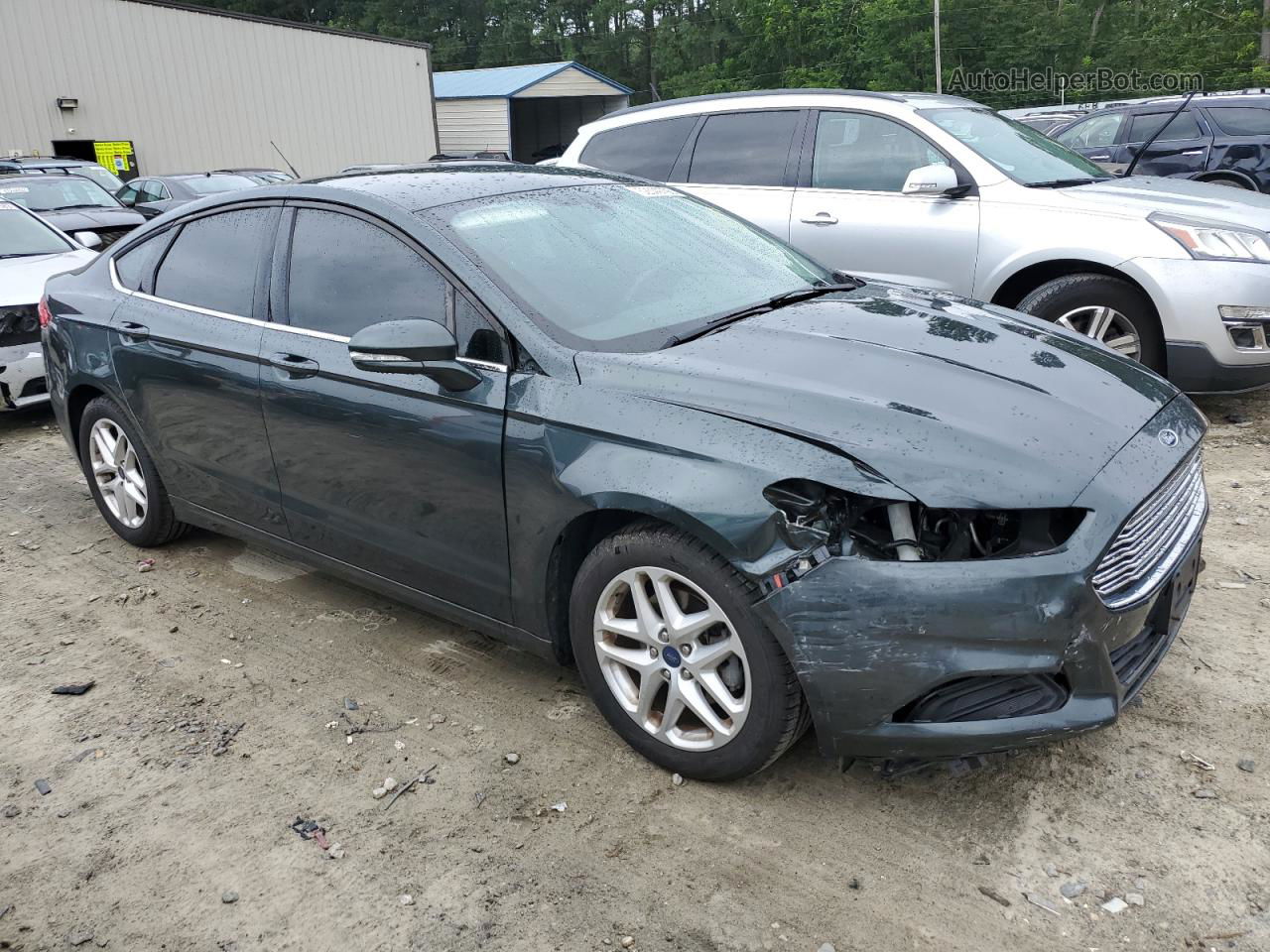 2015 Ford Fusion Se Green vin: 3FA6P0HD6FR141294