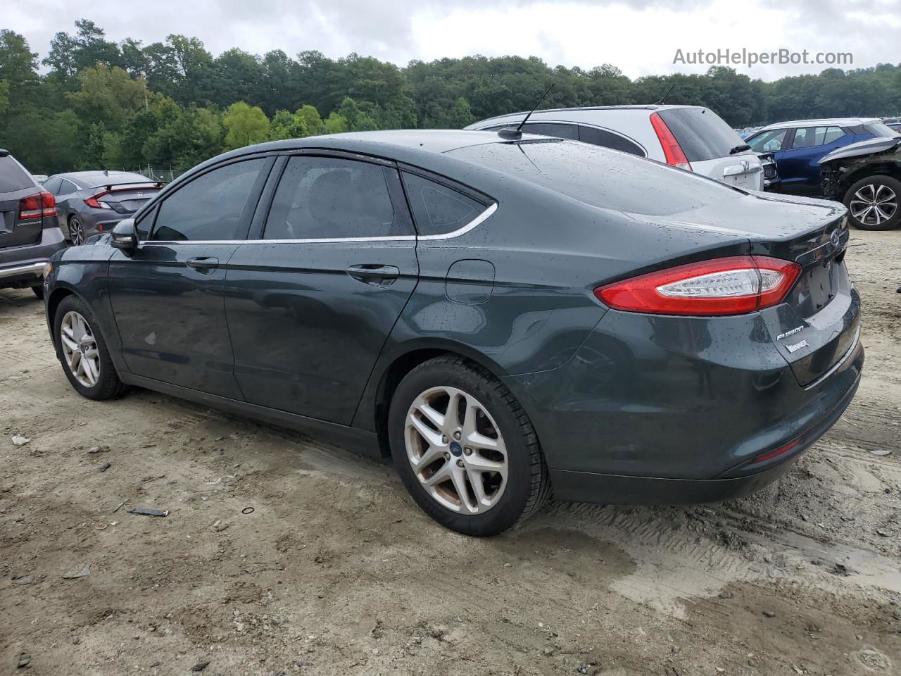 2015 Ford Fusion Se Green vin: 3FA6P0HD6FR141294