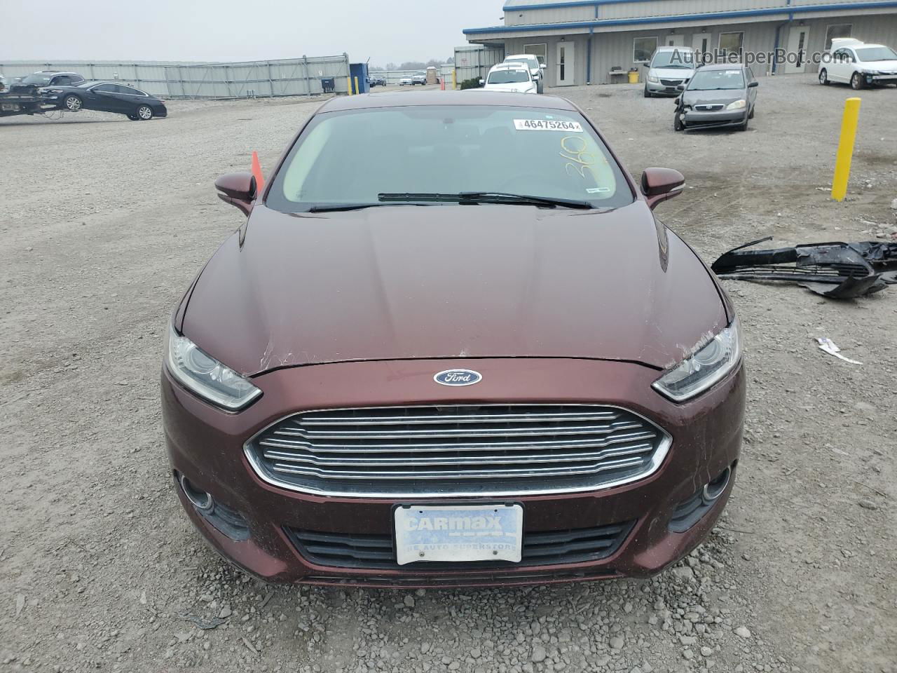 2015 Ford Fusion Se Бордовый vin: 3FA6P0HD6FR142669