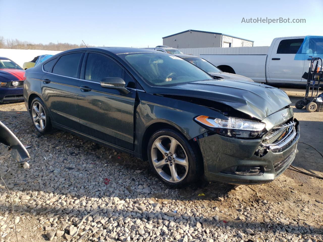 2015 Ford Fusion Se Gray vin: 3FA6P0HD6FR159049