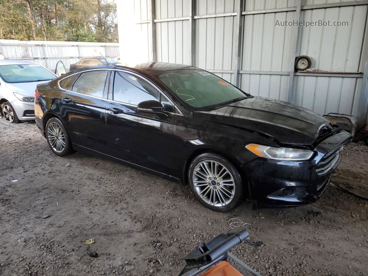 2016 Ford Fusion Se Black vin: 3FA6P0HD6GR163023