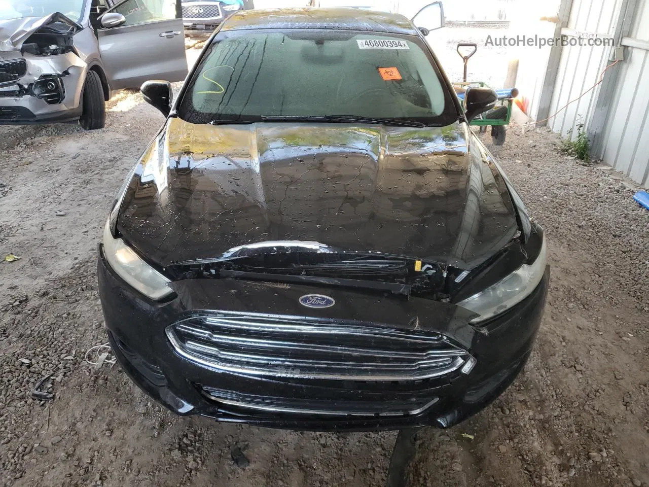 2016 Ford Fusion Se Black vin: 3FA6P0HD6GR163023