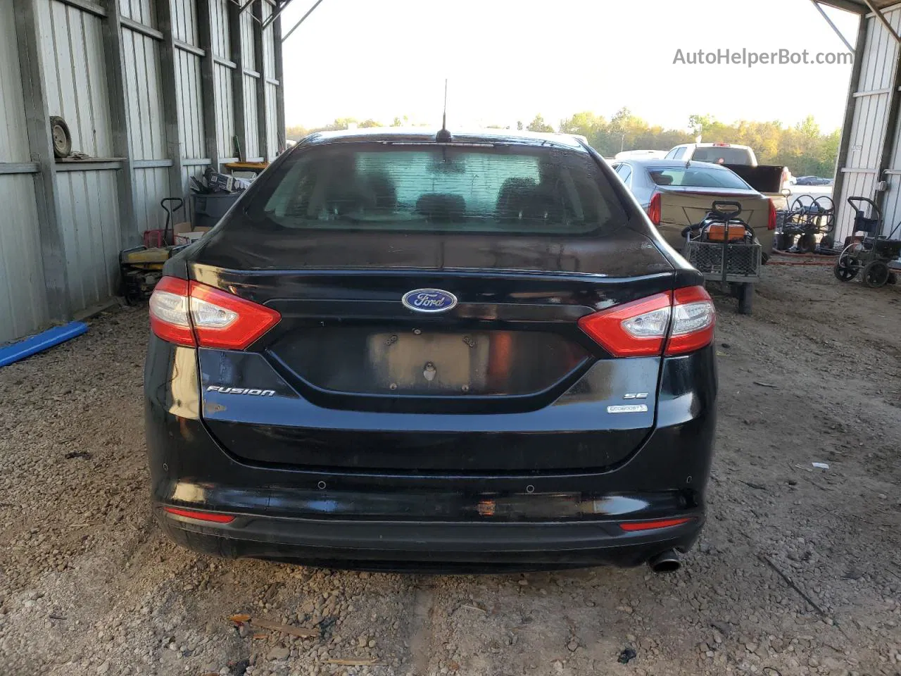 2016 Ford Fusion Se Black vin: 3FA6P0HD6GR163023