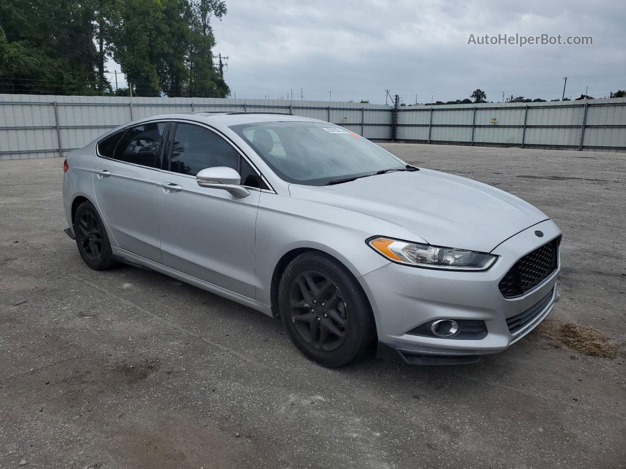 2016 Ford Fusion Se Silver vin: 3FA6P0HD6GR207778