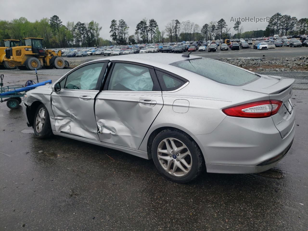 2016 Ford Fusion Se Silver vin: 3FA6P0HD6GR242420