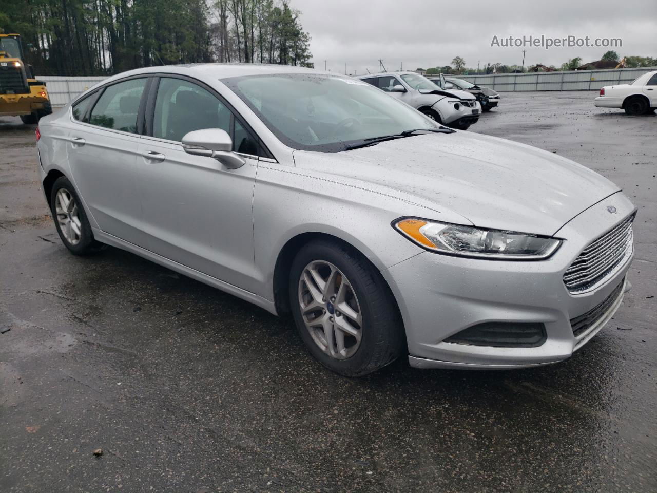 2016 Ford Fusion Se Silver vin: 3FA6P0HD6GR242420