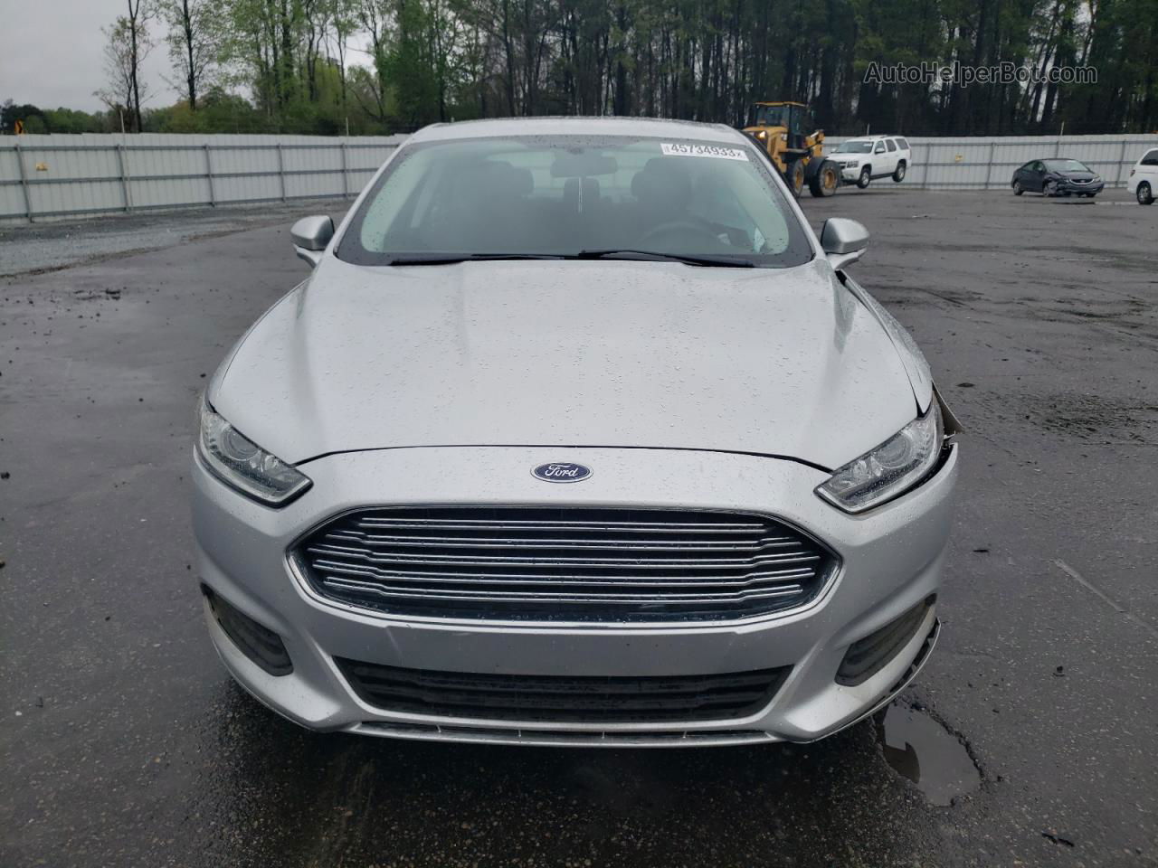 2016 Ford Fusion Se Silver vin: 3FA6P0HD6GR242420