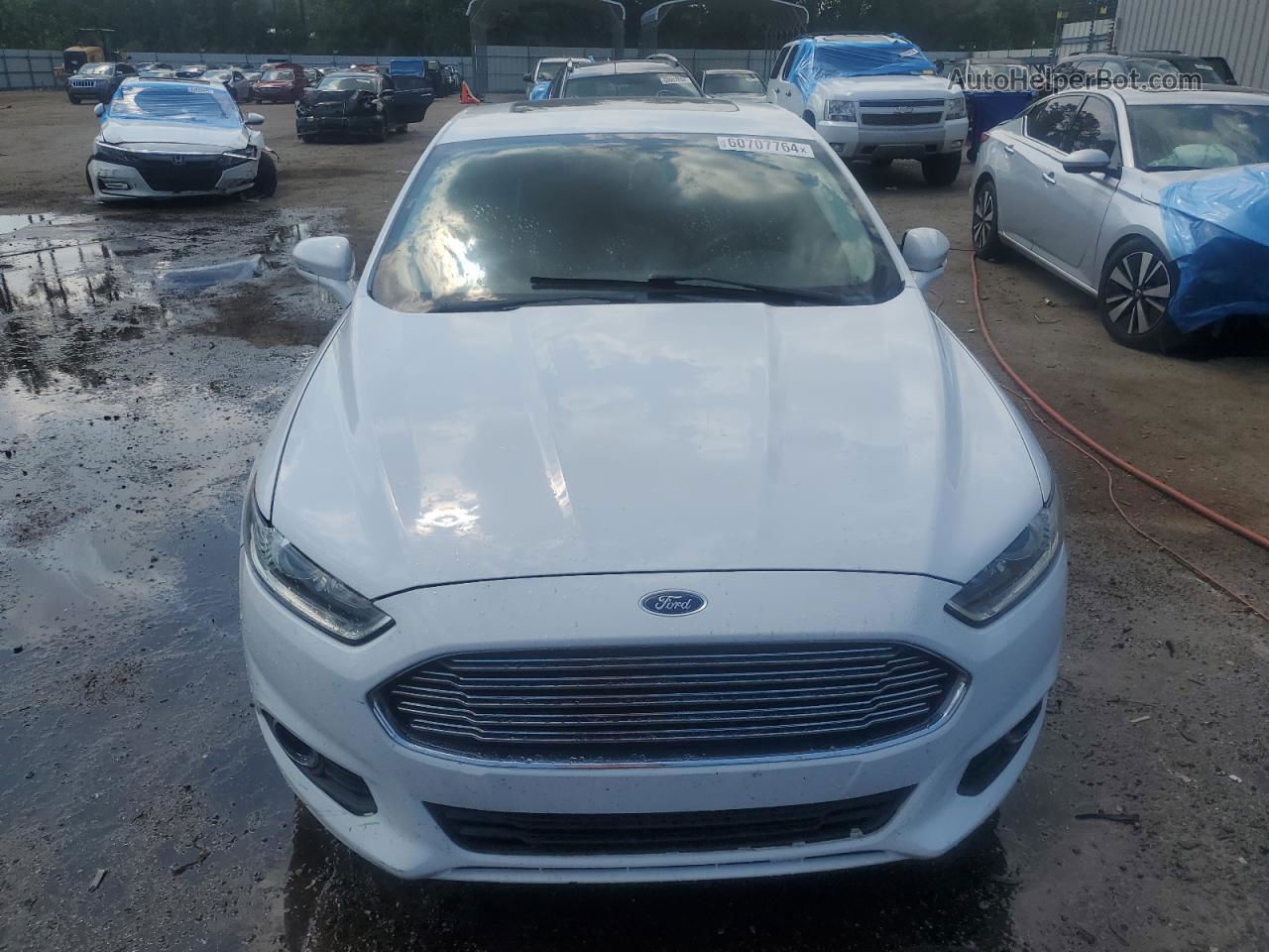 2016 Ford Fusion Se Белый vin: 3FA6P0HD6GR313180