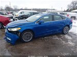 2017 Ford Fusion Se Blue vin: 3FA6P0HD6HR291828