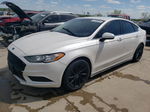 2017 Ford Fusion Se White vin: 3FA6P0HD6HR412969