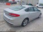 2018 Ford Fusion Se Silver vin: 3FA6P0HD6JR133687