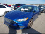 2018 Ford Fusion Se Blue vin: 3FA6P0HD6JR135875