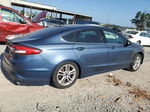 2018 Ford Fusion Se Blue vin: 3FA6P0HD6JR160212