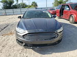 2018 Ford Fusion Se Blue vin: 3FA6P0HD6JR160212