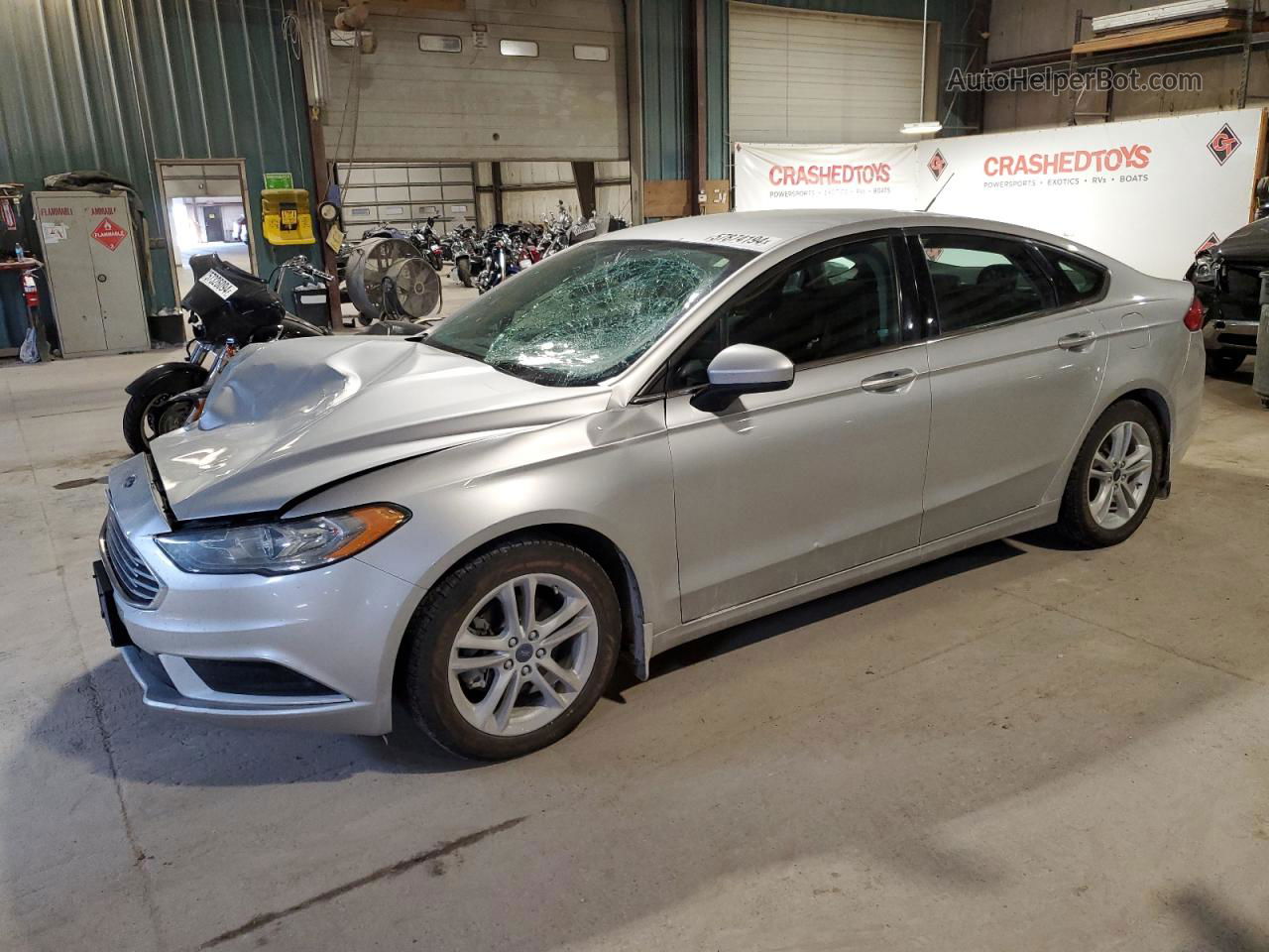 2018 Ford Fusion Se Silver vin: 3FA6P0HD6JR196627