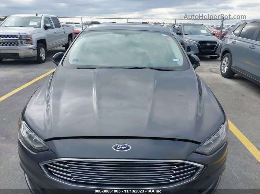 2018 Ford Fusion Se Серый vin: 3FA6P0HD6JR199723